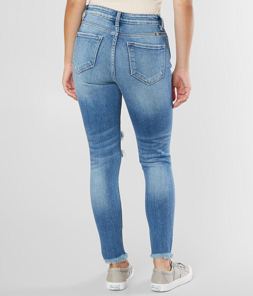 Mid-Rise Ankle Skinny Stretch Jean