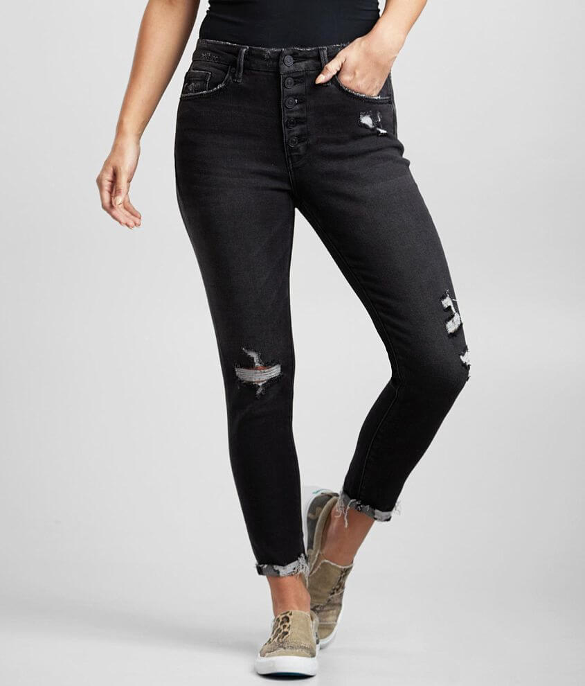 KanCan High Rise Ankle Skinny Stretch Jean front view