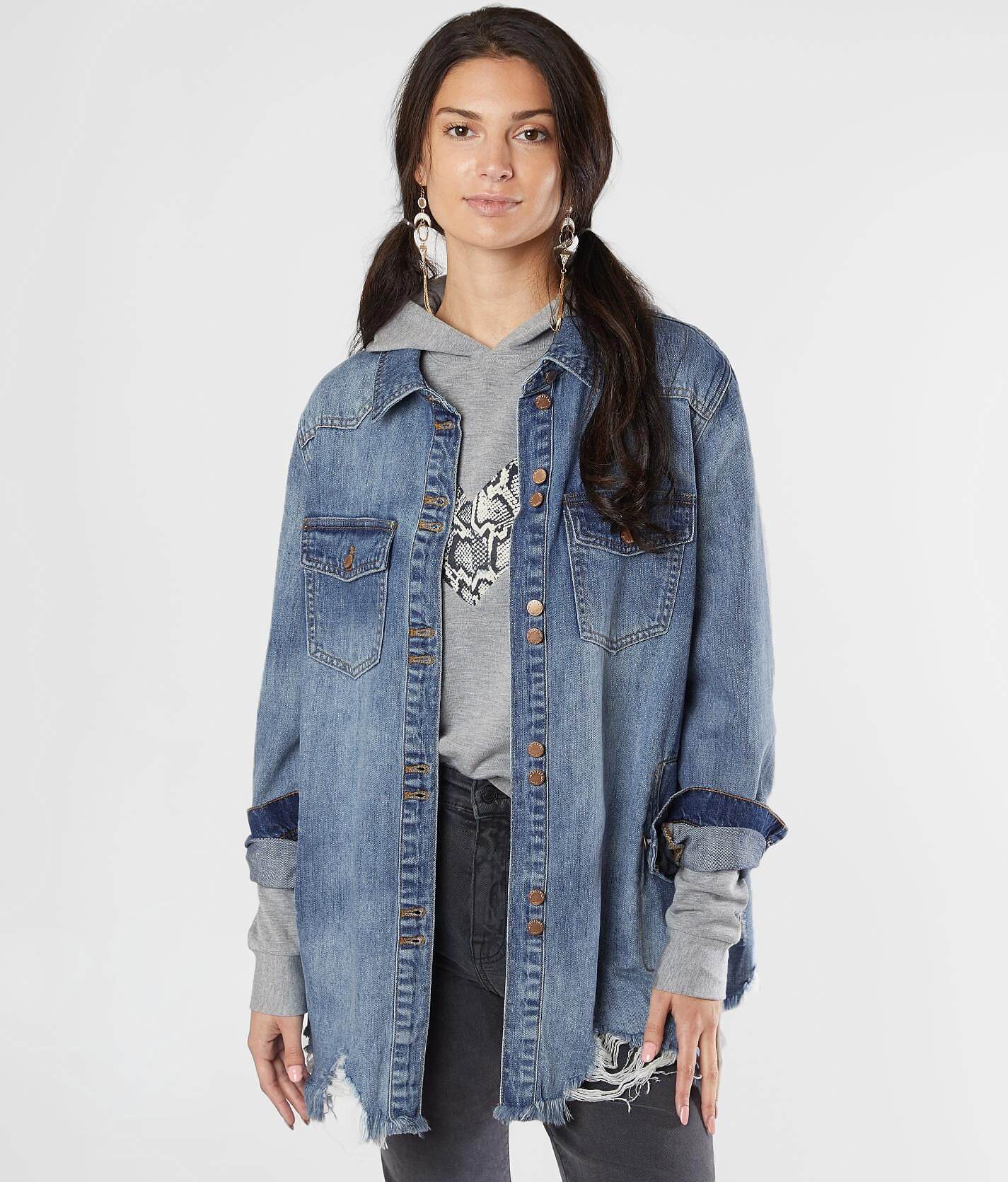 buckle jean jacket