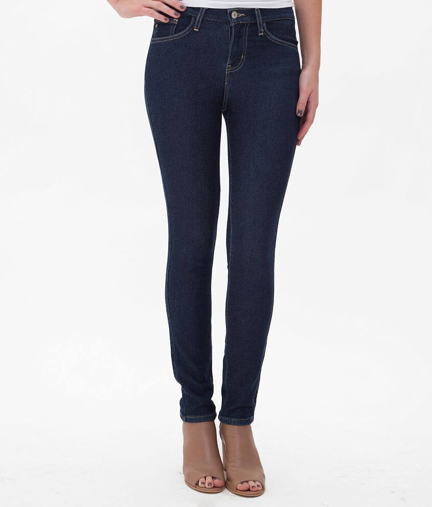 KanCan High Rise Skinny Knit Stretch Jean front view