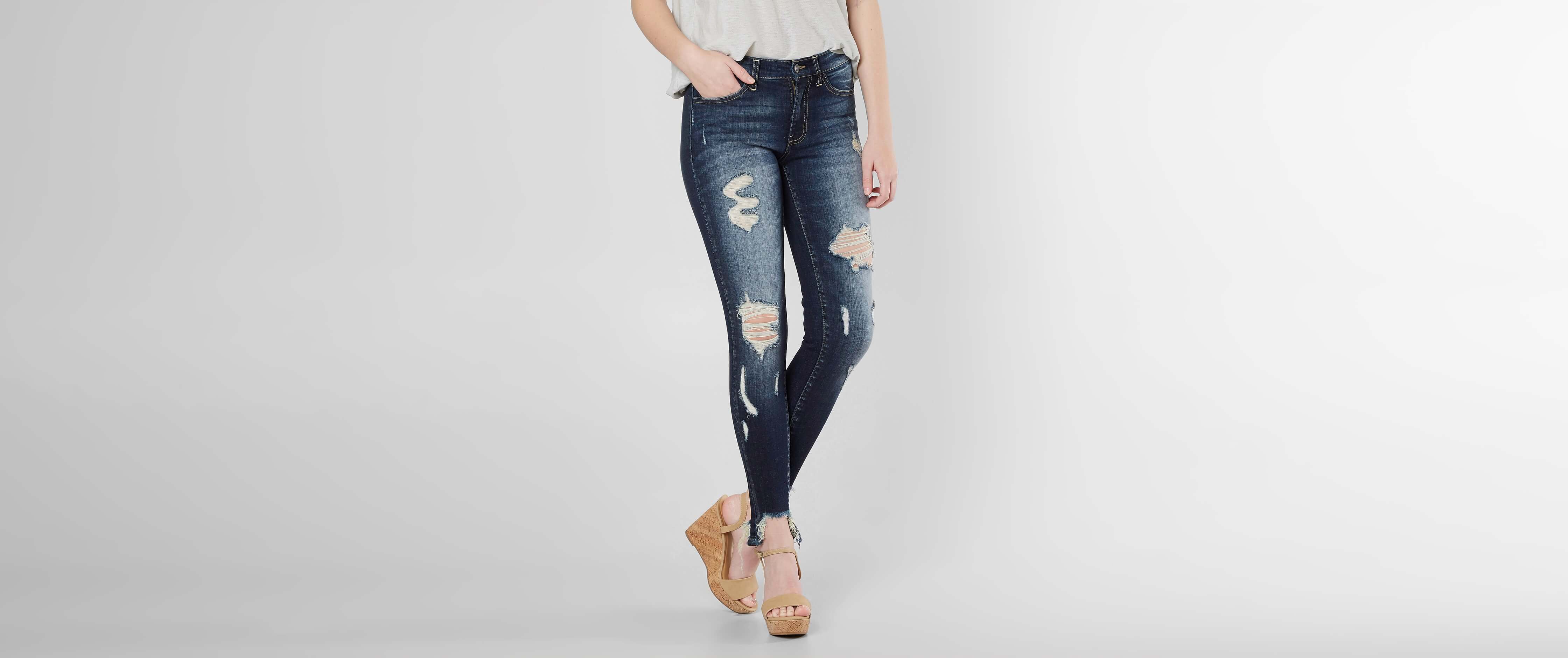 kancan distressed ankle jeans