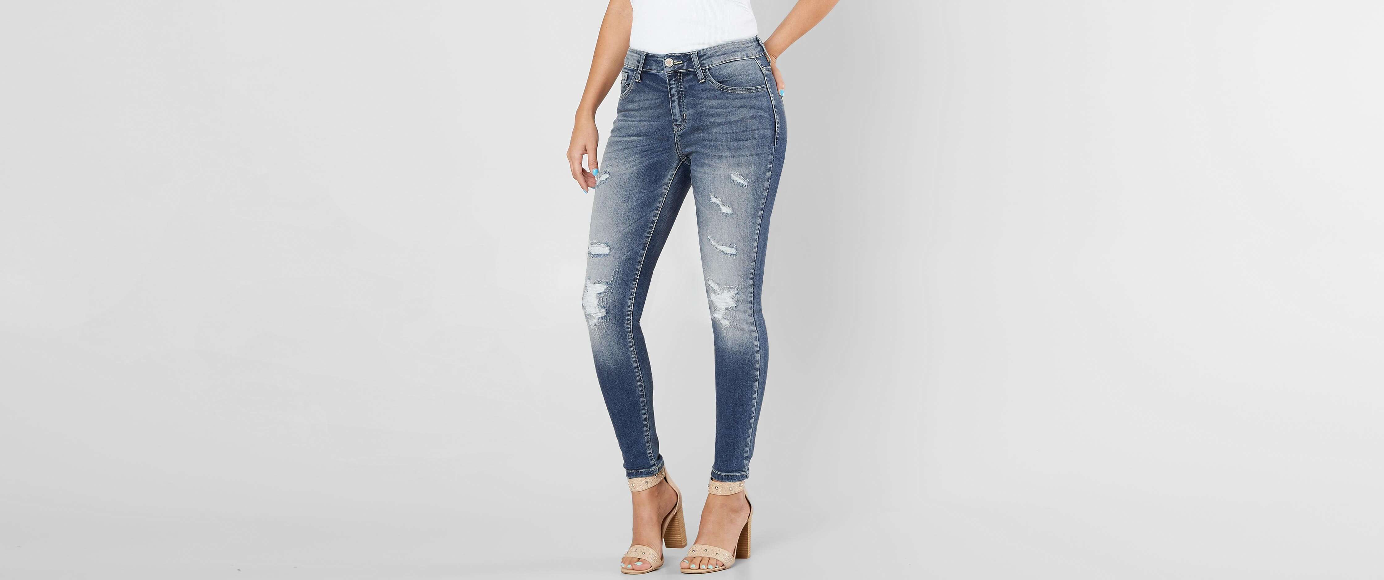 KanCan Kurvy Mid-Rise Ankle Skinny Stretch Jean - Women's Jeans in Bonnie | Buckle