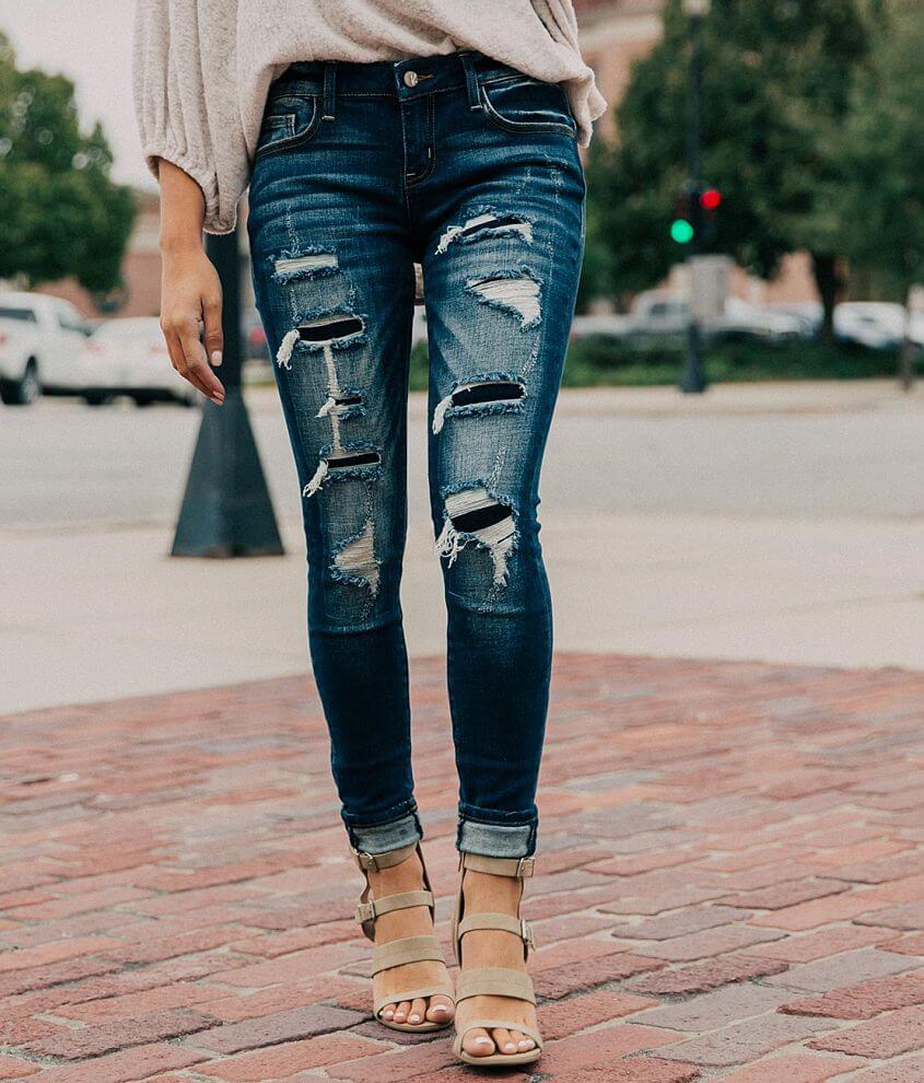 Low rise stretch skinny jeans best sale