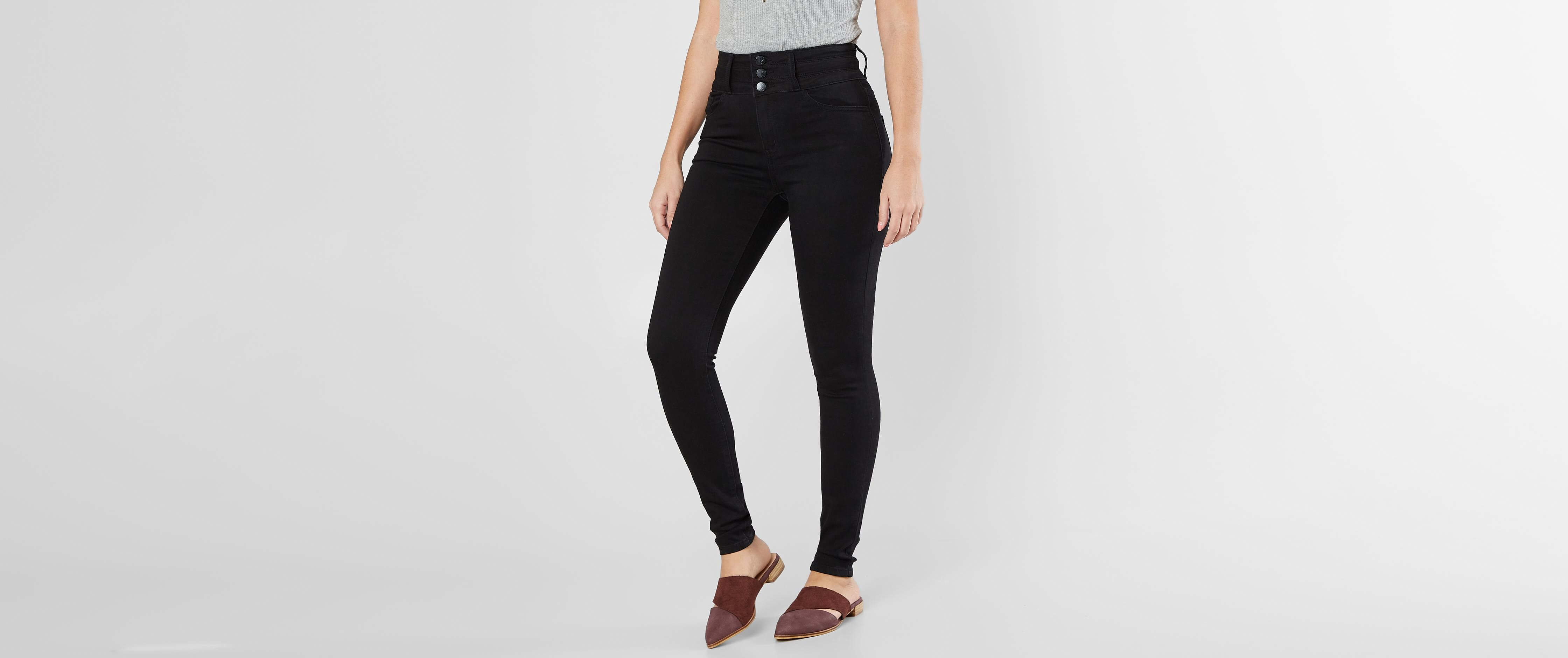 black high rise kancan jeans