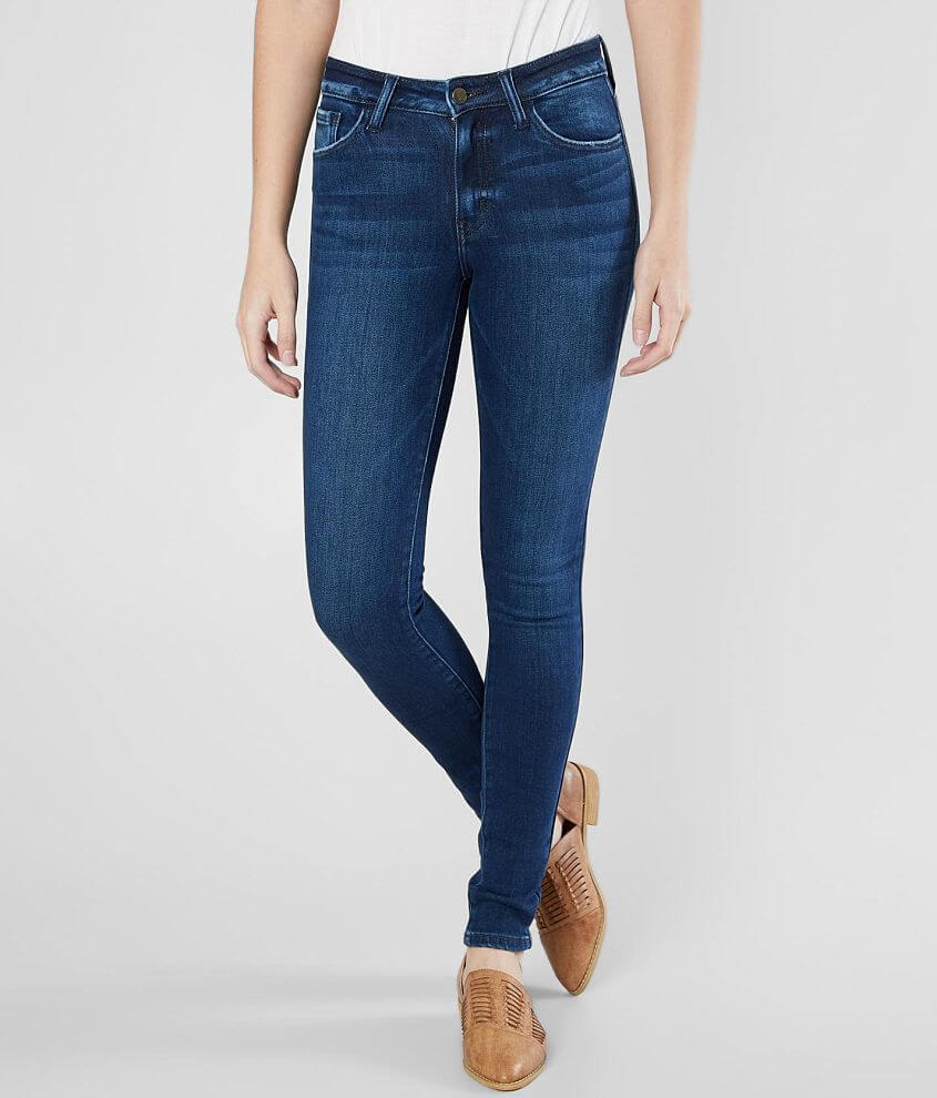 KanCan Signature Mid-Rise Skinny Stretch Jean front view