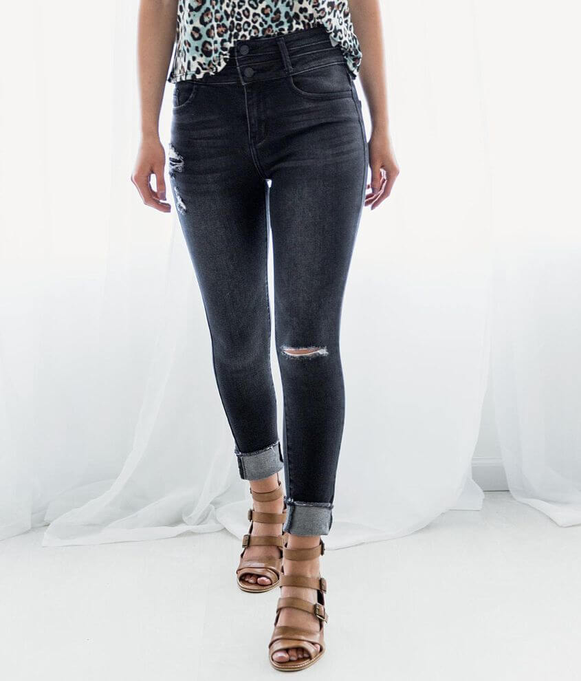 signature high rise super flare jean kancan