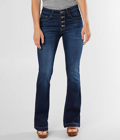 KanCan Signature Mid-Rise Flare Stretch Jean FULL_LEFT_SIDE
