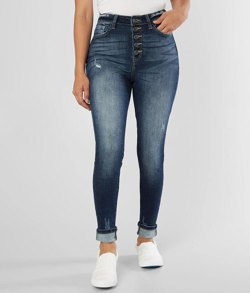 KanCan Signature Kurvy Ultra High Skinny Jean front view