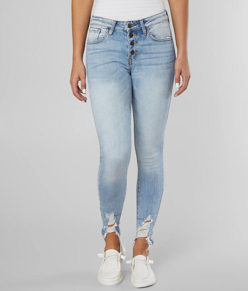 KanCan Signature Mid-Rise Ankle Skinny Jean front view