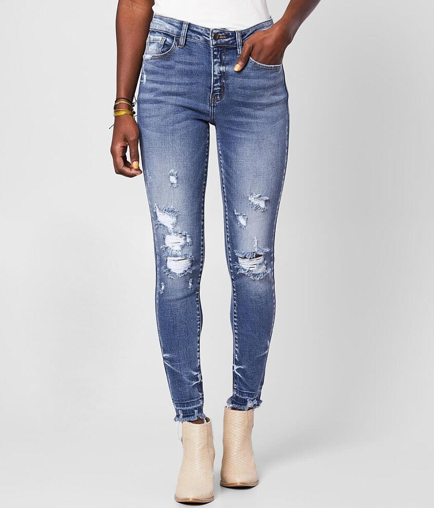 KanCan Signature High Rise Ankle Skinny Jean front view