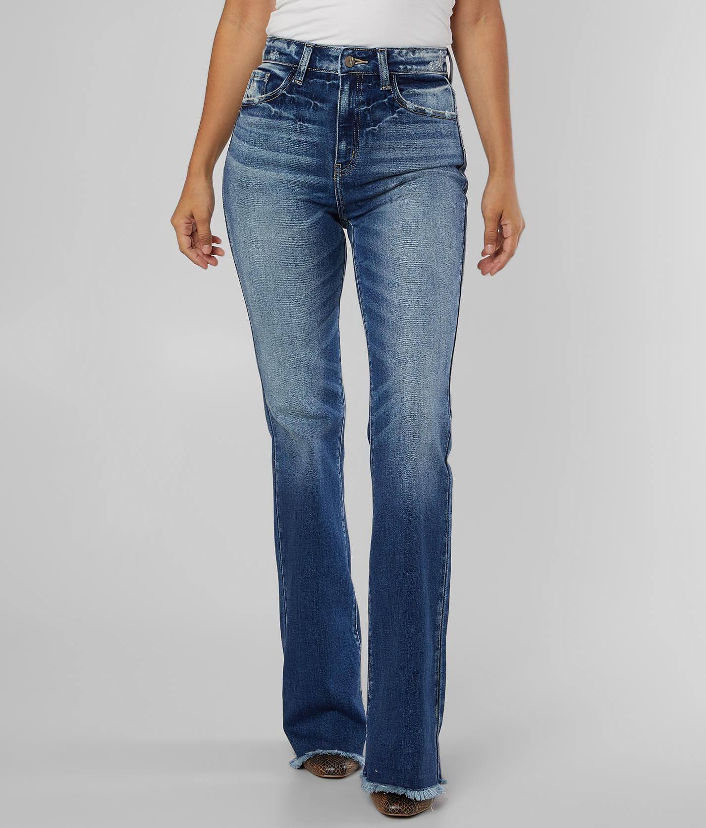 ultra high waisted flare jeans