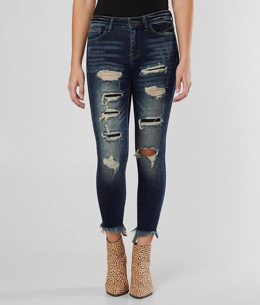 KanCan Signature Mid-Rise Ankle Skinny Jean front view