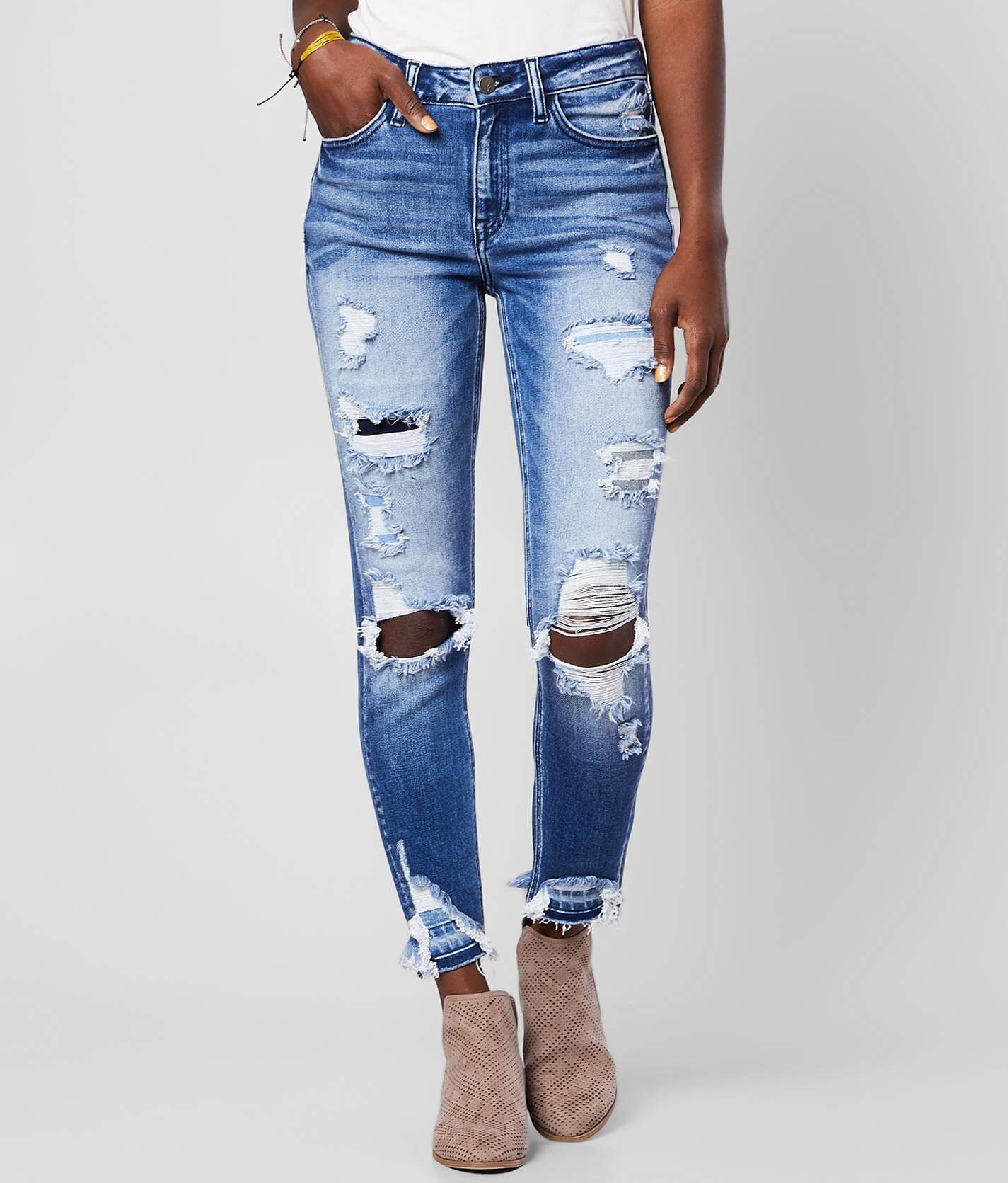 ripped jeans from bottom