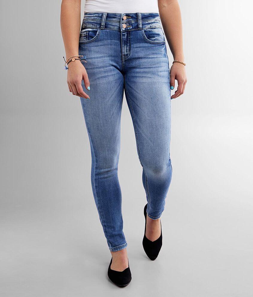 KanCan Signature Kurvy Mid-Rise Skinny Jean front view