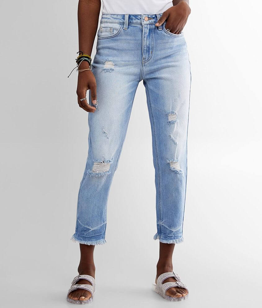 KanCan Signature Mom Jean front view