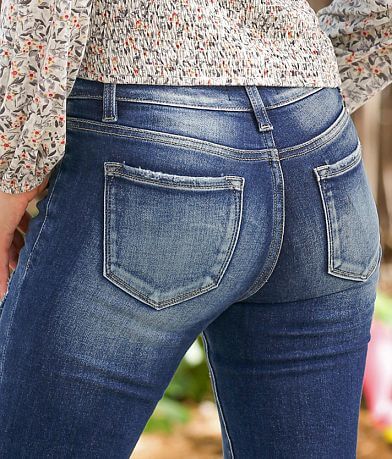 KanCan Signature Mid-Rise Flare Stretch Jean BACK_POCKET