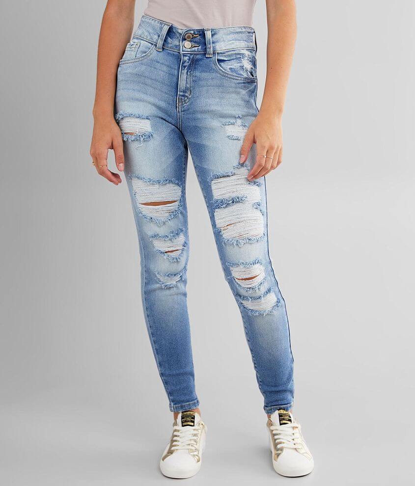 KanCan Signature High Rise Ankle Skinny Jean front view