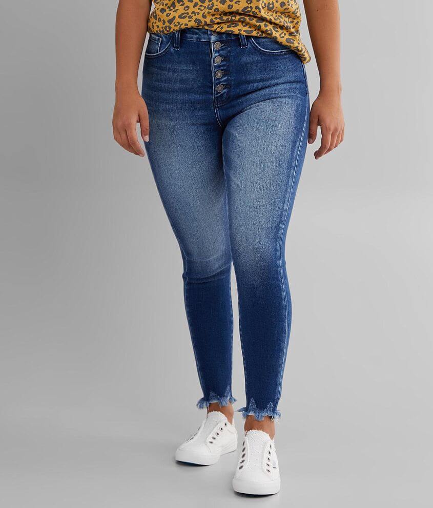 KanCan Signature Ultra High Ankle Skinny Jean front view