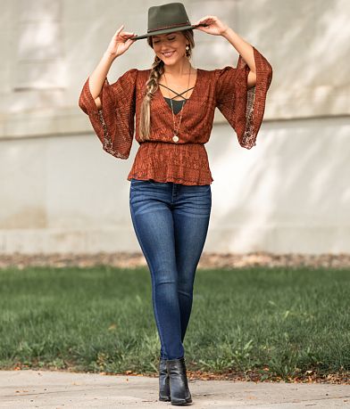 KanCan Signature Mid-Rise Skinny Stretch Jean misc detail 1 view