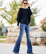 KanCan Signature Mid-Rise Flare Stretch Jean - Women's Jeans