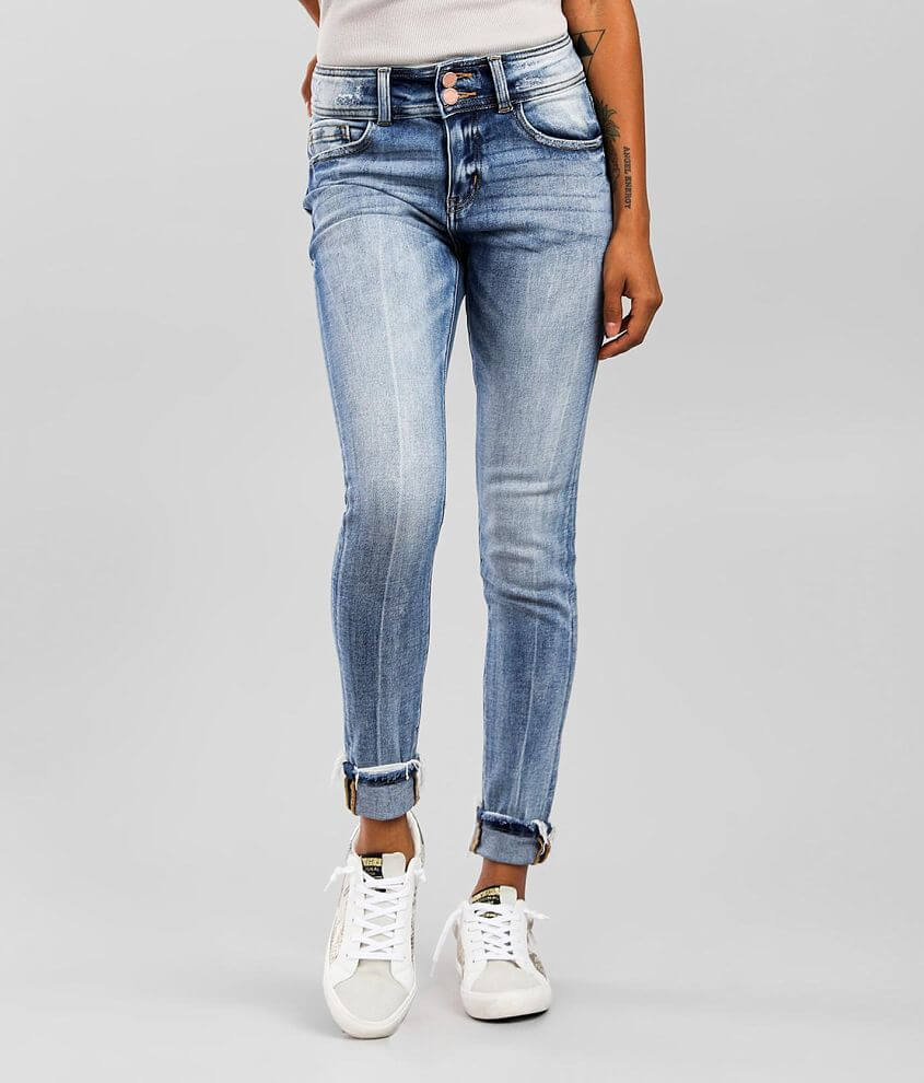 KanCan Signature Mid-Rise Ankle Skinny Jean front view