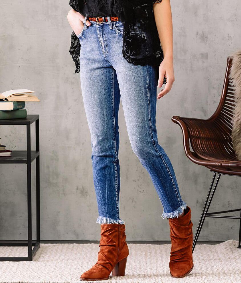 KanCan Signature Mid-Rise Ankle Skinny Jean front view