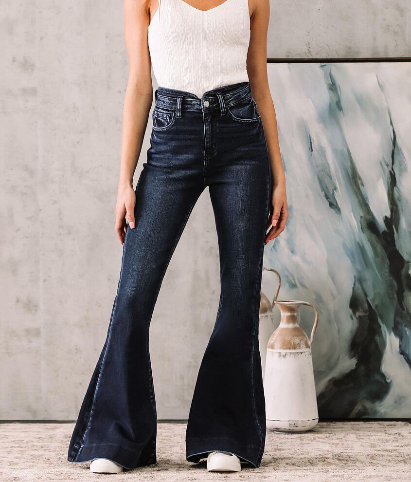 KanCan Signature High Waisted Wide Leg Jean - Women's Jeans in Sinead