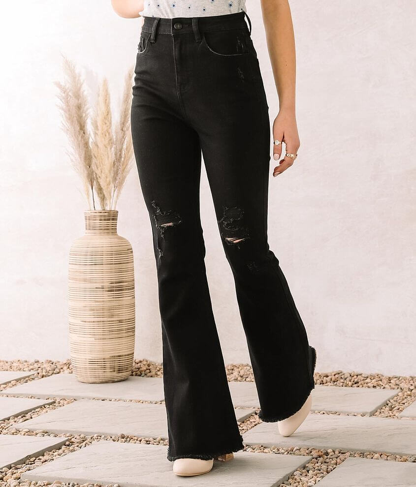 black flare kancan jeans