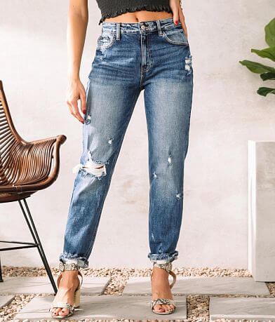 KanCan Signature High Rise Relaxed Taper Jean FULL_LEFT_SIDE