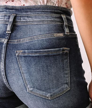 KanCan Signature Kurvy Ultra High Stretch Short back pocket view