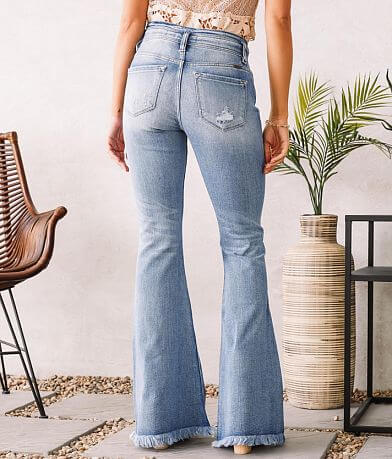 KanCan Signature High Rise Super Flare Jean back view