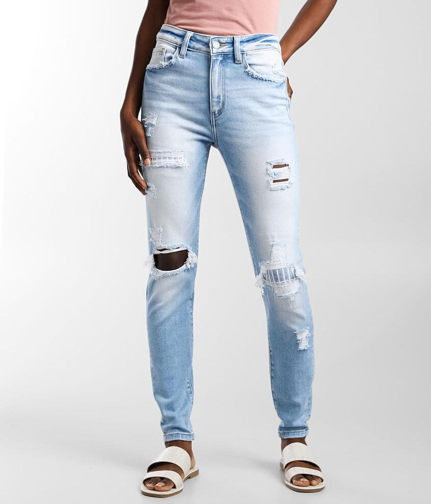 signature high rise super flare jean kancan