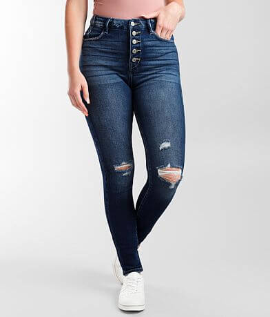 KanCan Signature Kurvy Ultra High Rise Skinny Jean front view