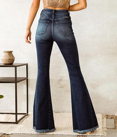 KanCan Signature Ultra High Rise Super Flare Jean BACK