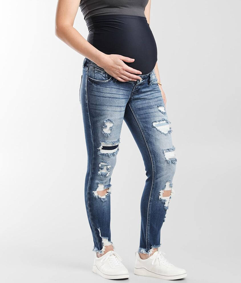 KanCan Signature Maternity Ankle Skinny Jean