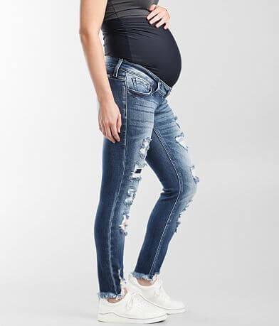 KanCan Signature Maternity Ankle Skinny Jean FULL_RIGHT_SIDE