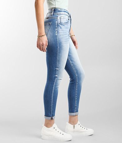 KanCan Signature Kurvy Ultra High Ankle Jean full right side view