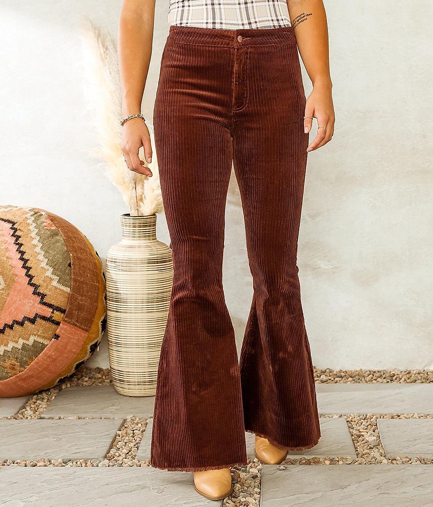 KanCan Signature Ultra High Extreme Flare Pant front view