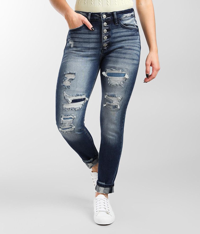 KanCan Signature High Rise Ankle Skinny Jean front view