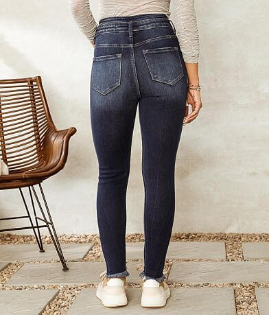KanCan Signature Ultra High Ankle Skinny Jean back view