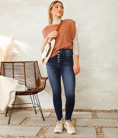 KanCan Signature Ultra High Ankle Skinny Jean misc detail 3 view