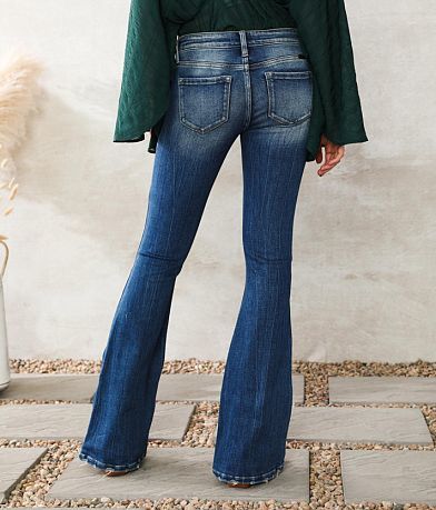 KanCan Signature Low Rise Flare Stretch Jean BACK