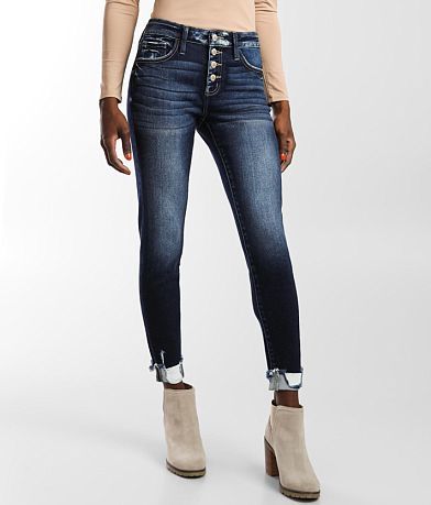 KanCan Signature Mid-Rise Ankle Skinny Jean front view