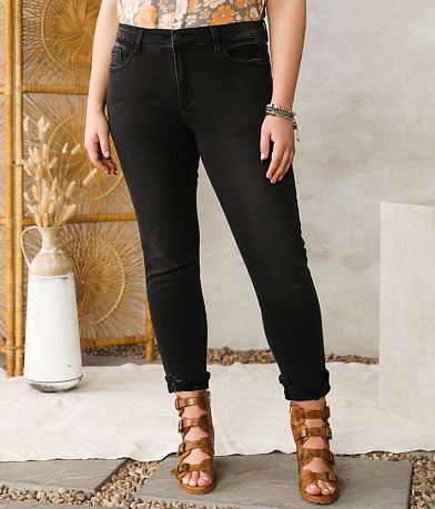 KanCan Signature Kurvy Mid-Rise Ankle Skinny Jean front view