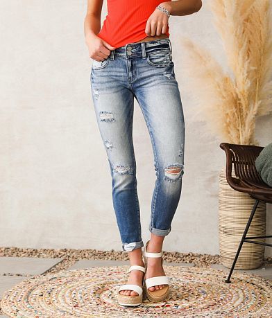 KanCan Signature Low Rise Ankle Skinny Jean front view