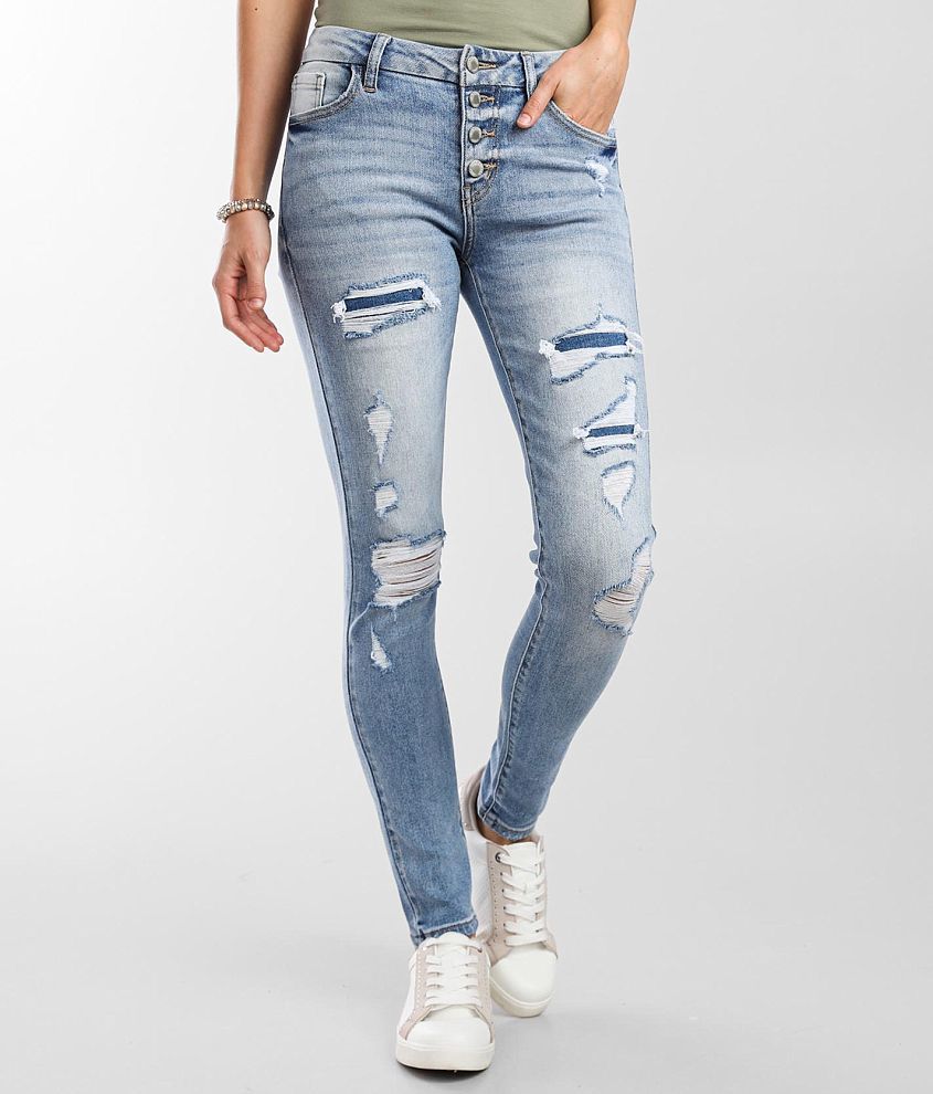 KanCan Signature Mid-Rise Skinny Stretch Jean - Women's Jeans in Lucy ...