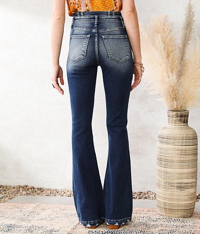 KanCan Signature High Rise Flare Stretch Jean BACK