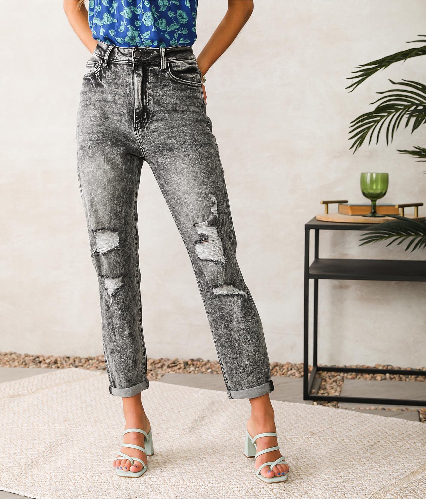 kancan elastic waist jeans