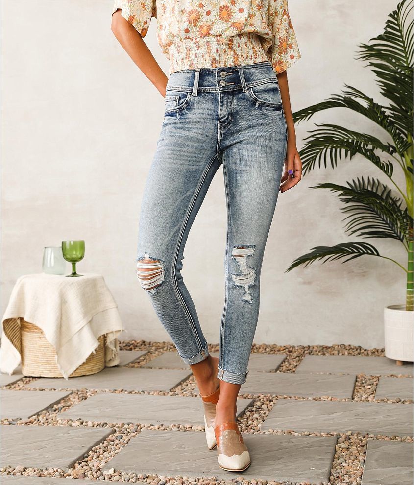 Kancan distressed ankle store jeans