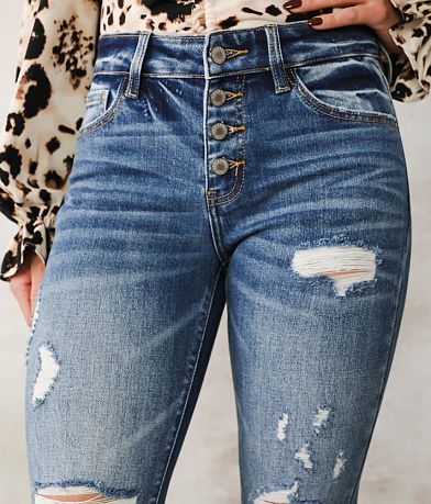 KanCan Signature Mid-Rise Flare Stretch Jean misc detail 1 view
